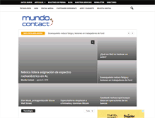 Tablet Screenshot of mundocontact.com